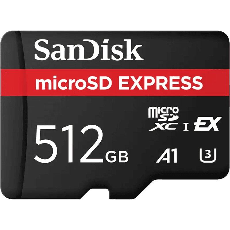 SanDisk MicroSD Express 512GB - Tarjeta Memoria