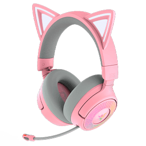 Razer Kraken Kitty V3 Pro Wireless Bluetooth Quartz PC - PS5 - PS4 - Switch - Movil - Auriculares Gaming