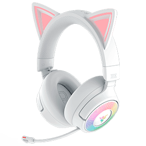 Razer Kraken Kitty V3 Pro Wireless Bluetooth White PC - PS5 - PS4 - Switch - Movil - Auriculares Gaming
