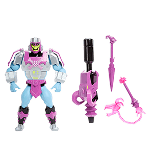 Figura Masters of the Universe x Transformers Megatron Armor Skeletor de 14 cm