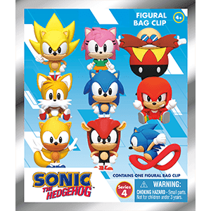 Colgante 3D Sonic Series 4 para Mochilas y bolsos (surtido)