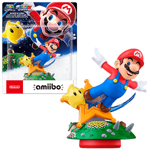 Figura amiibo Mario y Destello - Colección Super Mario