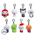Colgante 3D de Peluche Pesadilla antes de Navidad para Mochilas y Bolsos de 12 cm (surtido)