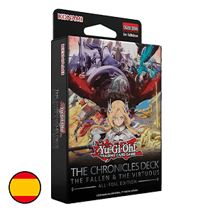 Baraja de Estructura Yu-Gi-Oh! JCC El Deck de las Crónicas : El Caído y La Virtuosa Edición All-Foil