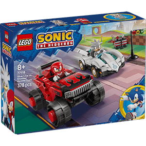 LEGO Sonic Coche de Silver Vs. Monster Truck de Knuckles 77118