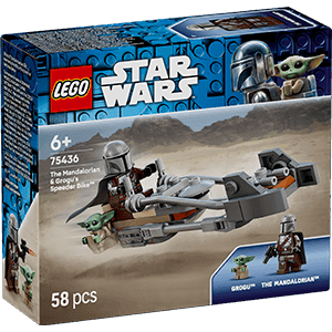 LEGO Star Wars Moto Speeder del Mandaloriano y Grogu 75436