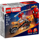 LEGO Super Heroes Marvel Spider-Man Vs. Moto del Motorista Fantasma 76335