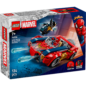 LEGO Super Heroes Marvel Coche de Spider-Man vs. Lobezno Venomizado 76336