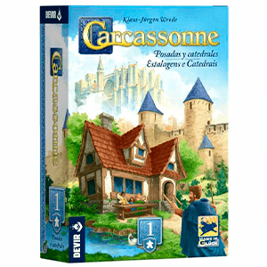 Juego de mesa Carcassonne. Expansion Posadas y Catedrales