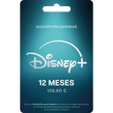 Código Disney + 12 Meses Suscripción