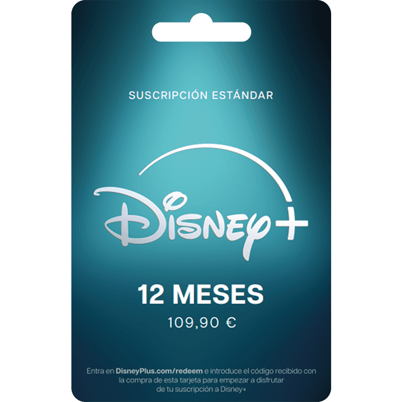 Código Disney + 12 Meses Suscripción