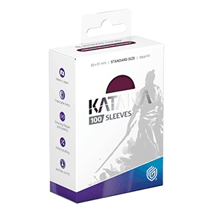 Fundas para cartas Katana Sleeves Tamaño Standard de color Radiant Plum (100 uds)