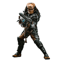 Figura Alien vs. Predator Comic Masterpiece Action Figure Broken Tusk Predator de 35 cm