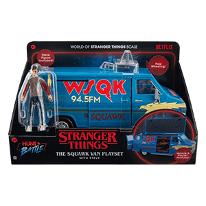 Vehiculo Stranger Things Caravana World Of Figure & Vehicle Packs con Figura de Steve