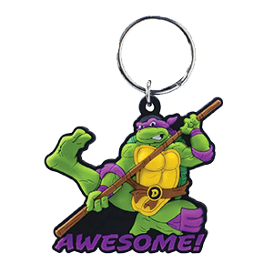 Llavero Tortugas Ninja Donatello Soft Touch PVC