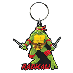 Llavero Tortugas Ninja Raphael Soft Touch PVC