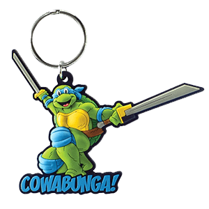 Llavero Tortugas Ninja Leonardo Soft Touch PVC