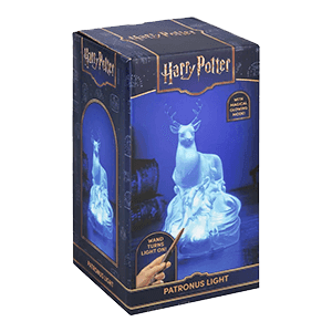 Lampara Harry Potter Patronus con varita de control remoto 20 cm