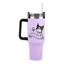 Vaso termo con pajita Kuromi de 900 ml
