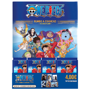 Starter Pack de cartas (Album + 4 sobres) One Piece 2025