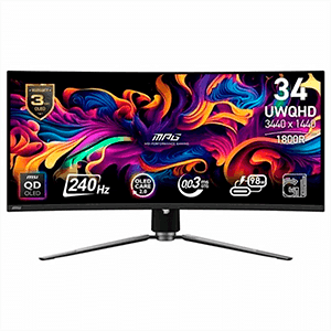 MSI MPG 341CQPX 34´´ - QD OLED - 2K UWQHD - 240Hz - Curvo - Monitor Gaming (REACONDICIONADO)