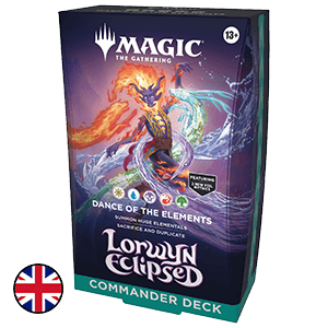 Mazo de cartas Magic: The Gathering Lorwyn Eclipsed Commander Deck Dance Of The Elements (ingles)