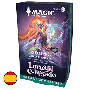 Mazo de cartas Magic: The Gathering Lorwyn Eclipsed Commander Deck Danza Elemental (Castellano)