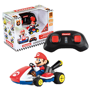 Coche de Radiocontrol Mario Kart 1:50 Mini RC, Mario (2.4Ghz, batería+cargador)