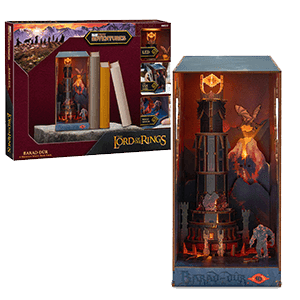 Book Nook con luz LED Tiny Adventures -El Señor de los anillos "Barad-Dûr" (155 piezas)