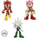 Figura Sonic Project Jacket Sonic (Sonic, Amy & Silver) de 13 cm (surtido)