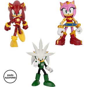 Figura Sonic Project Jacket Sonic (Sonic, Amy & Silver) de 13 cm (surtido)