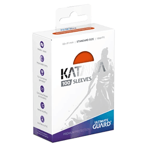 Fundas para cartas Katana Tamaño Estándar de color naranja (100 uds)