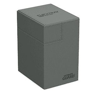 Caja de almacenaje para cartas Flip´n´Tray 133+ Xenoskin de color gris (133 uds)