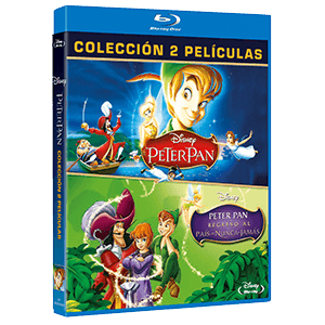 Pack 2 Películas: Peter Pan + Peter Pan en Regreso al Pais de Nunca Jamas