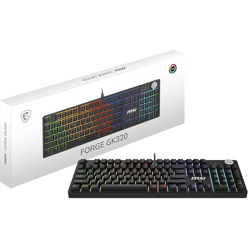 MSI Forge GK320 Red Switches Spanish Layout - Teclado Gaming