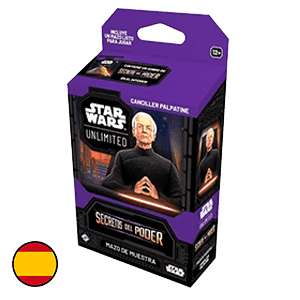 Mazos de cartas Star Wars Unlimited: Secretos del Poder Canciller Palpatine (Castellano)