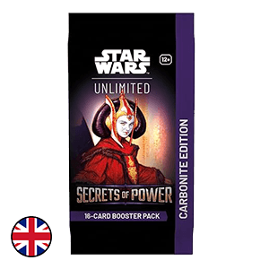 Sobre de cartas Star Wars Unlimited: Secretos del Poder Carbonite Edition (inglés)