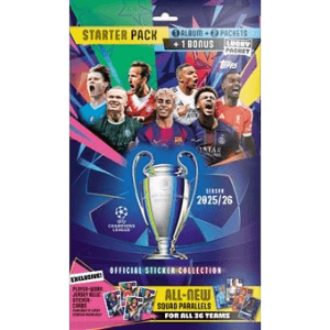 Starter pack de cromos UCL 2025-2026