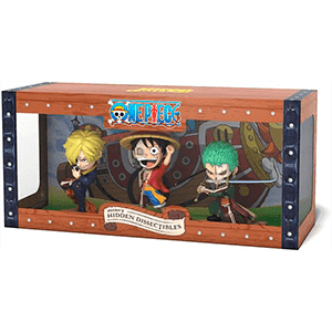 Pack de 3 figuras One Piece Series 1 - Luffy, Zoro y Sanji (REACONDICIONADO)