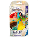 Disney Lorcana: Fabled Single Starter Deck B - Amber and Sapphire Ariel & Mulan (ingles) (REACONDICIONADO)