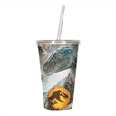 Vaso Lenticular 3D Jurassic World Biosync de 500 ml (REACONDICIONADO)