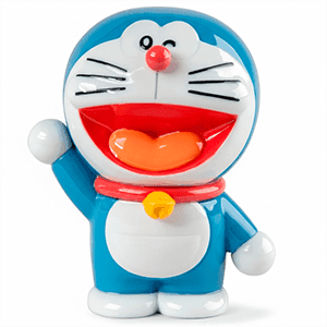 Figura de porcelana Lladró hecha a mano Doraemon 14 Cm