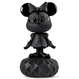 Figura de porcelana Lladró hecha a mano Minnie Total Negro De 31 Cm