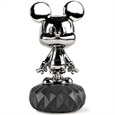 Figura de porcelana Lladró hecha a mano Mickey Mouse Platino De 31 Cm