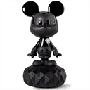 Figura de porcelana Lladró hecha a mano Mickey Total Negro De 31 Cm