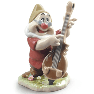 Figura de porcelana Lladró hecha a mano Enanito Doc De 14 Cm