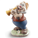Figura de porcelana Lladró hecha a mano Enanito Feliz De 13 Cm