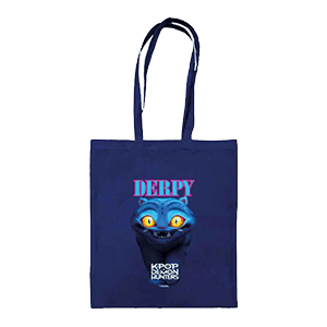 Bolsa Tote Reutilizable Kpop Demon Hunters Bag Azul Derpy