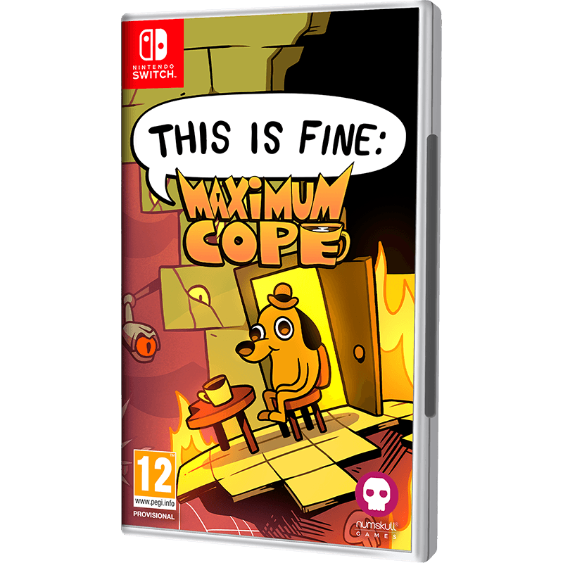 This Is Fine Maximum Cope Nintendo Switch