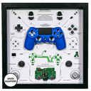 Cuadro Nostalgia GAME PS4 Dual Shock 4 Controller Color Mix 33x33